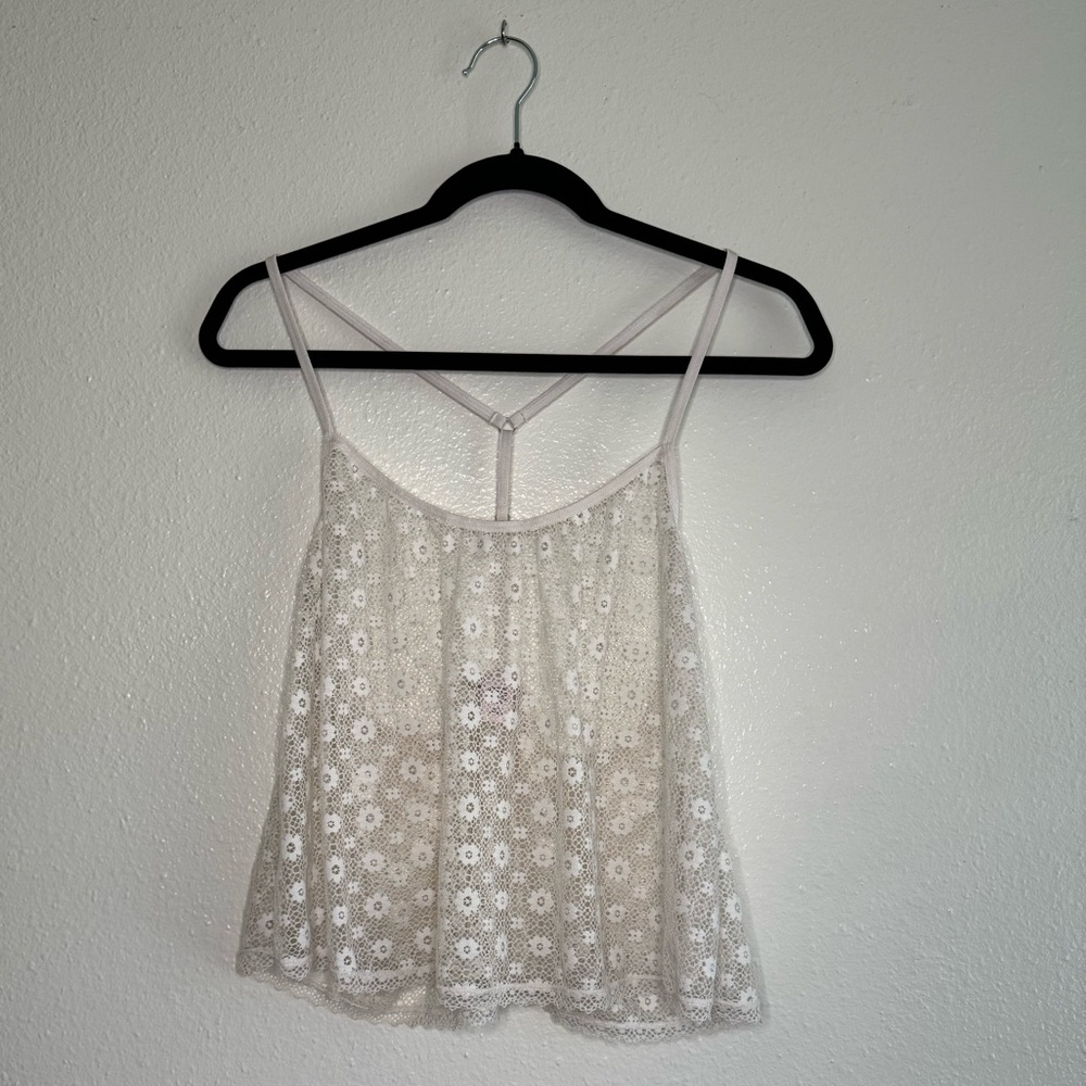 Victoria’s Secret Floral Lace Cami Top
